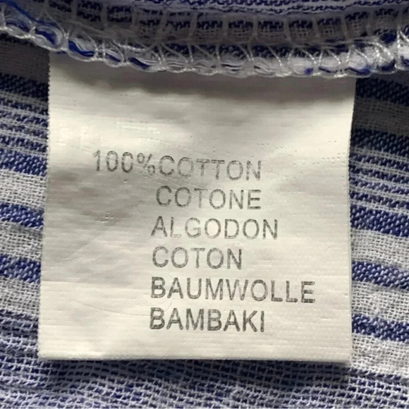 Cotton Rhinestone  Embellished Prairie Boho Blouse - Picture 6 of 6